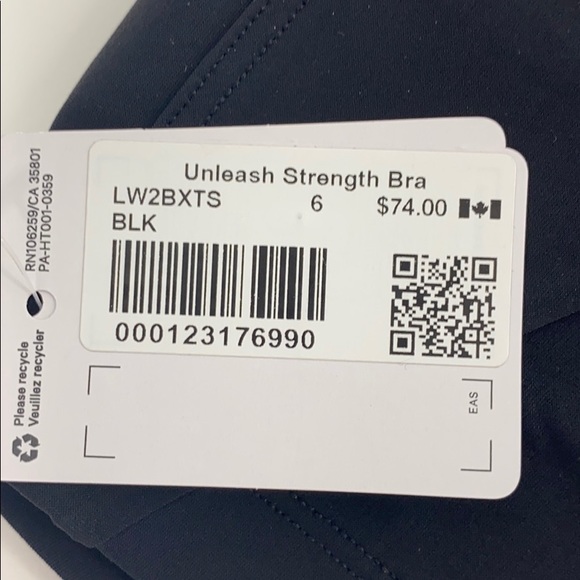 LULULEMON Unleash Strength Bra B/C Cup Size 6 - Picture 6 of 13